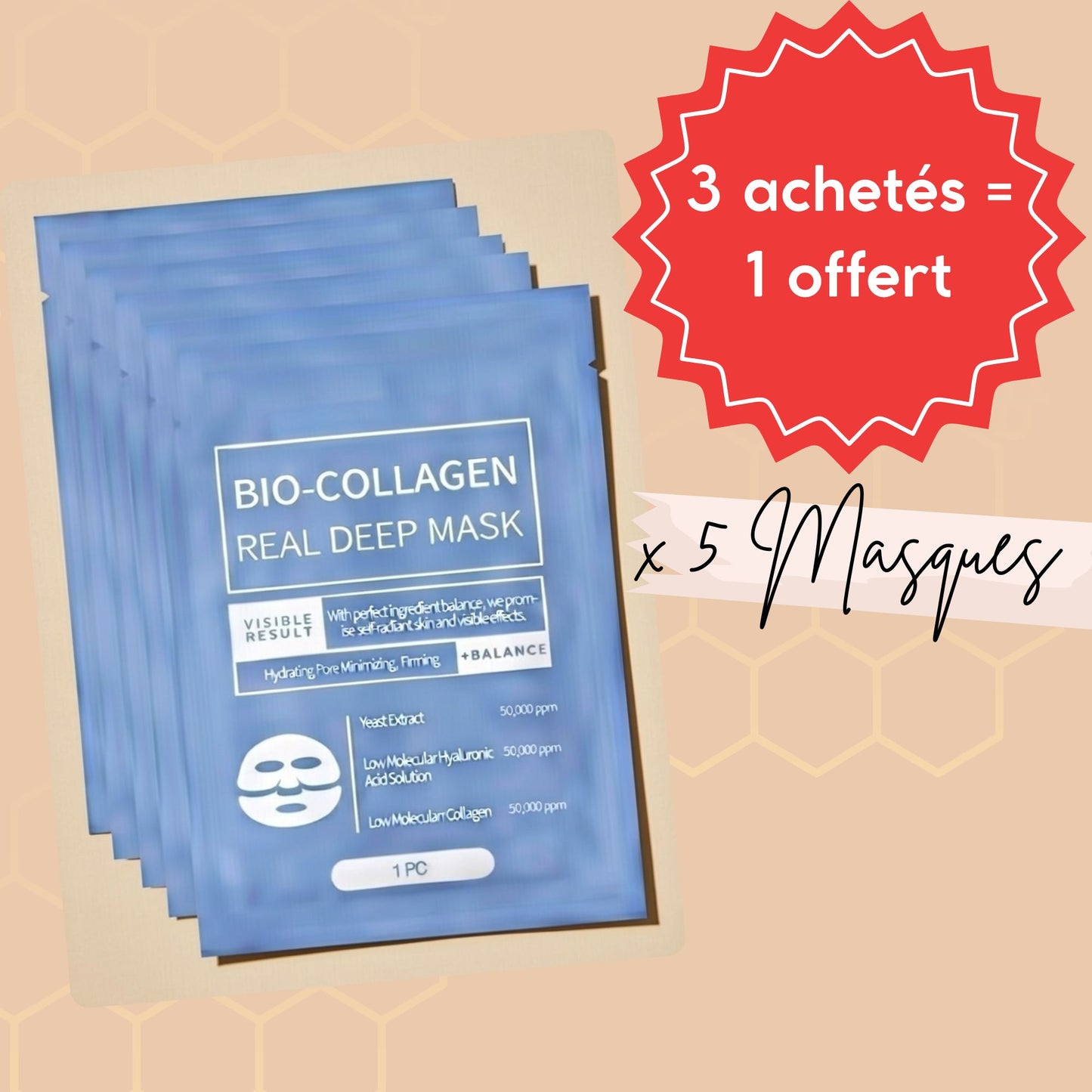 Pack Cure Collagène - 4 achetés dont 1 OFFERT !